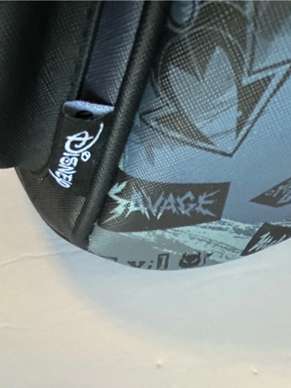 NWT Disney Villains Gray and Black Mini Backpack
